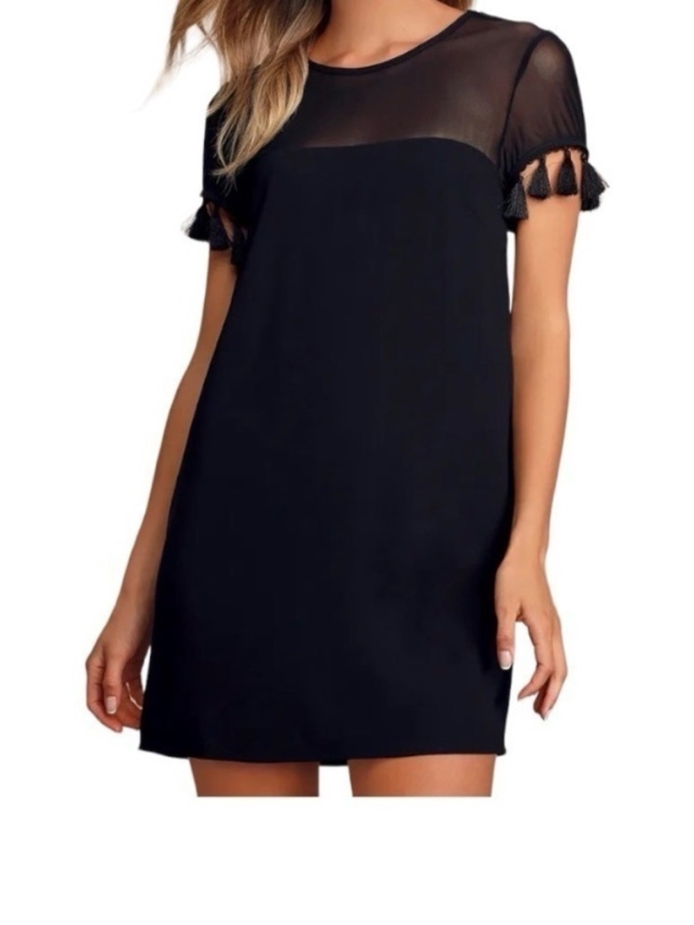 Lulu's midi Black Dress